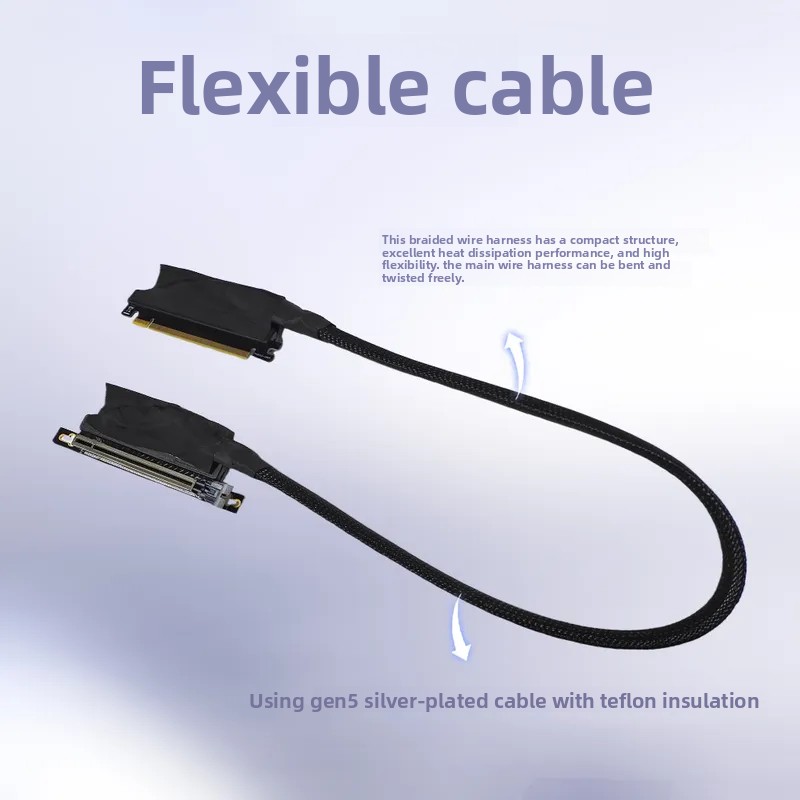 For PCIe 5.0 X16 Graphics Card - огляд і ціна Pcie 5.0 Gpu Riser Cable